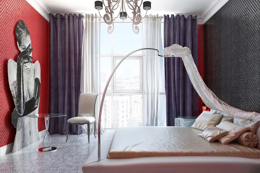 Modern Art Deco Bedroom Baldachin Canopy