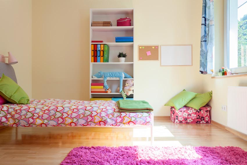 Bright Cheery Bedroom For Girl