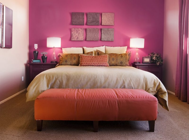 Romantic Bedroom Ideas For Couple With Cute Pink Themed Design