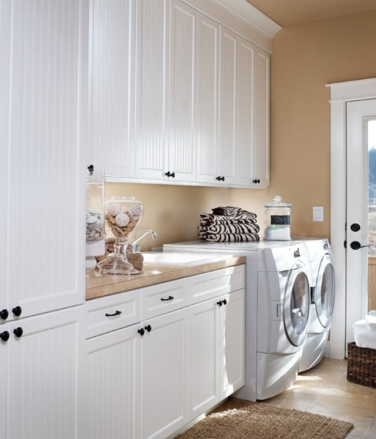 Laundry Room Wall Cabinet Design