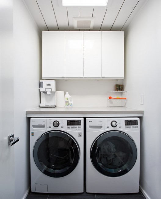 Midcentury Small Laundry Room Design Ideas