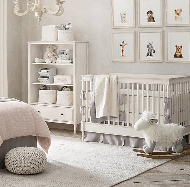 Modern with Love - Baby Girl Nursery Ideas
