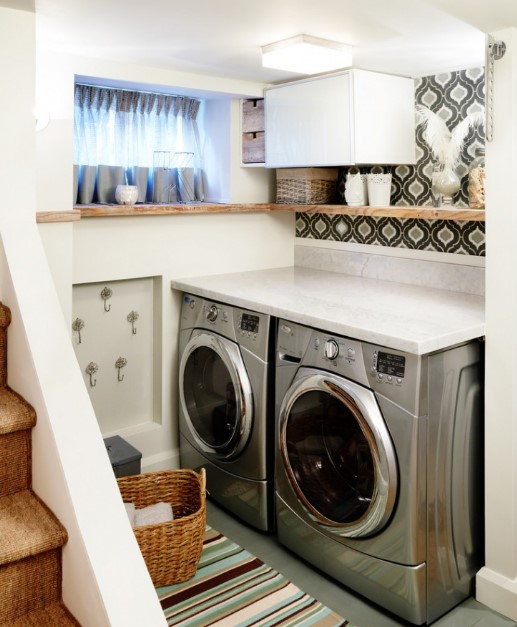 Small Basement Laundry Room Ideas