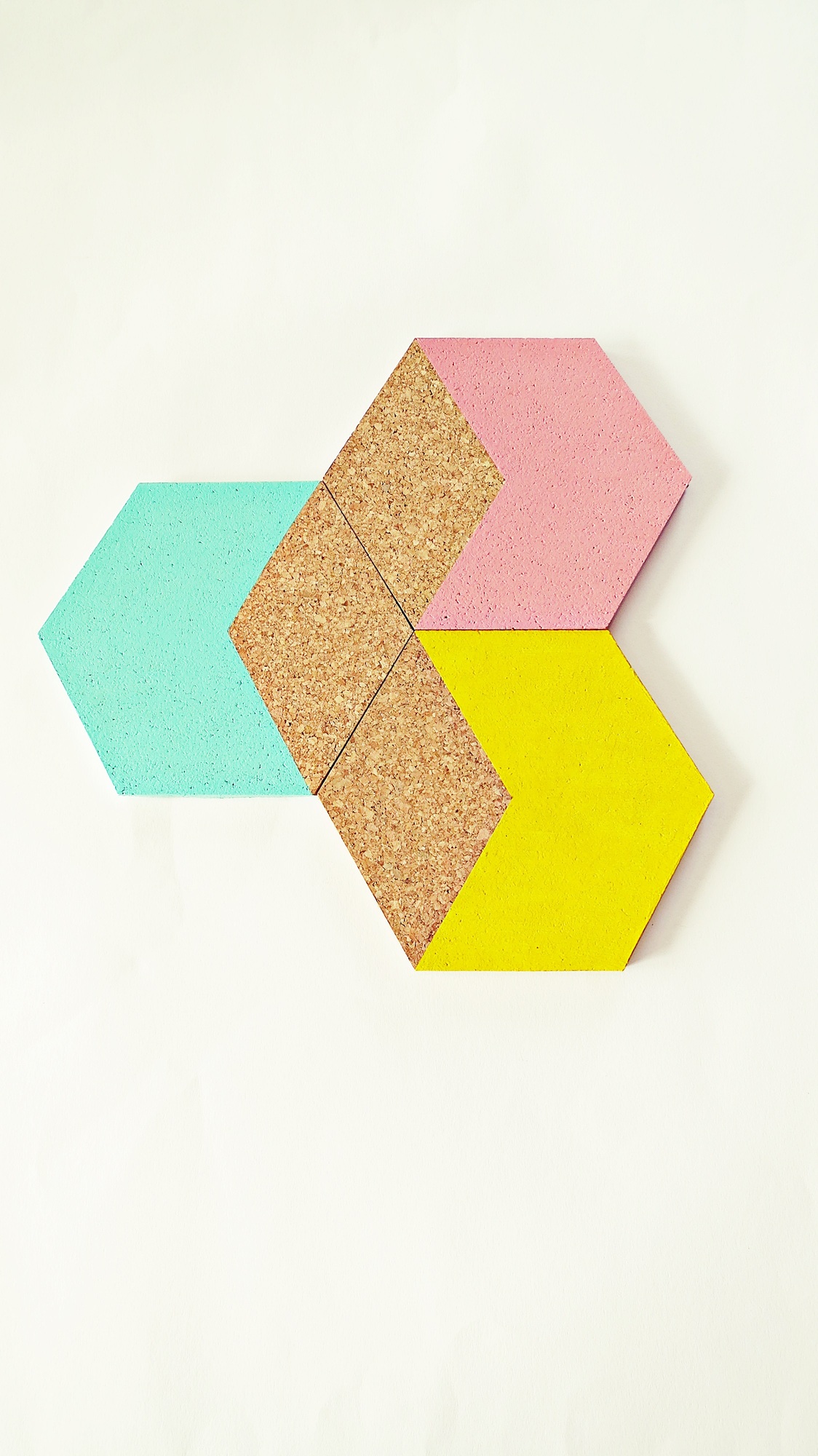 Geometrical DIY Cool Cork Board